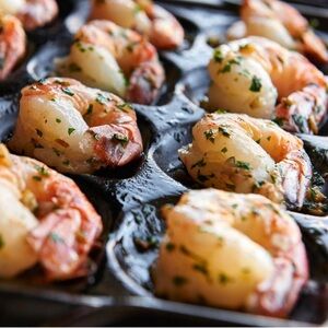 SUR LA TABLE Shrimp/Scallop Grilling Pro Pan Ceramic Grill Or Oven Safe
 Platter